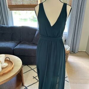 Full length chiffon dress